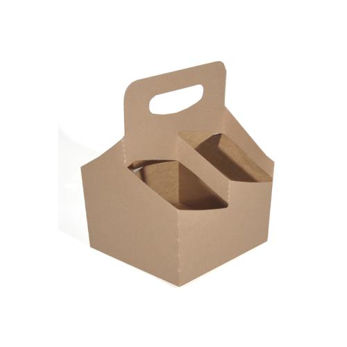 Drink Carrier W/Hdl Paperboard 6.5X6.25X9