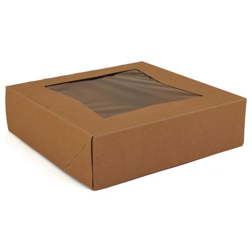 WINDOW BOX 9X9X2.5 KRAFT 4-CORNER