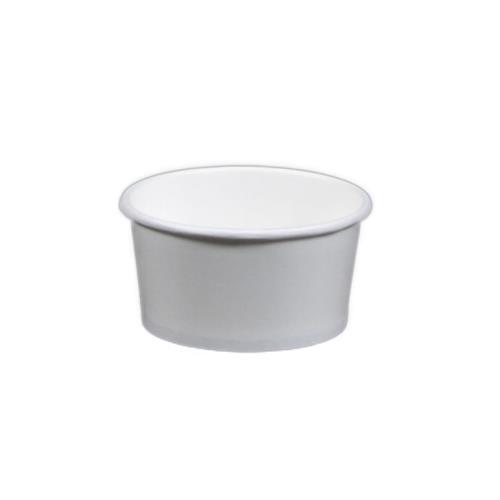 Container Double Poly Paper 6-OZ White