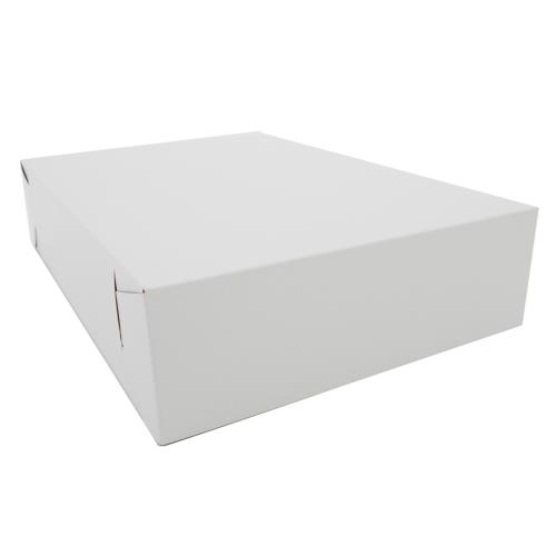 Box L/C 16X11X3.5 2-PC Donut Box White