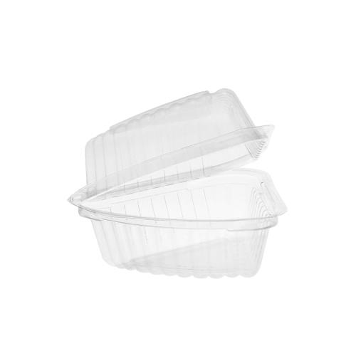 Cake/Pie Slice Wedge Clamshell Clear