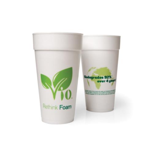 VIO BETTER CUP BIODEGRADABLE FOAM 12-OZ 3/C