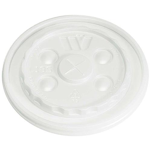 LID W/STRAW SLOT PE F/18-OZ CUP TRANSLUSCENT