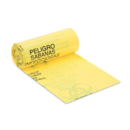 Can Liner 38X46 HD 16-MIC Yellow Medical Waste