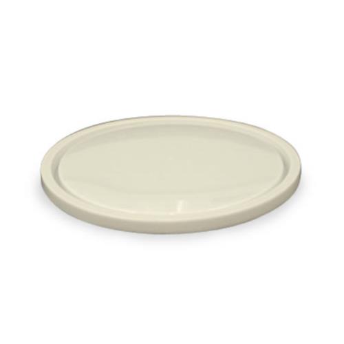 " x 6.47" dia. Translucent Plastic Double Seal Lid