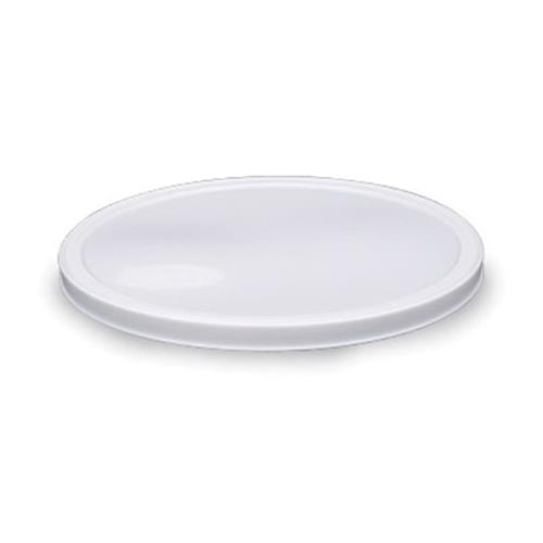 SINGLE SEAL LID LLDPE WHITE F/134-OZ CONTAINER