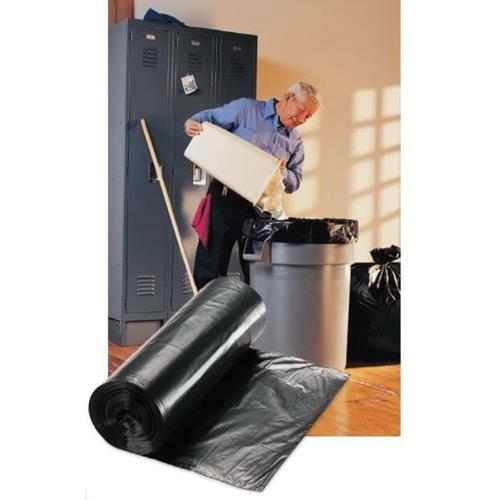 51X48 1-MIL Black Roll Can Liner