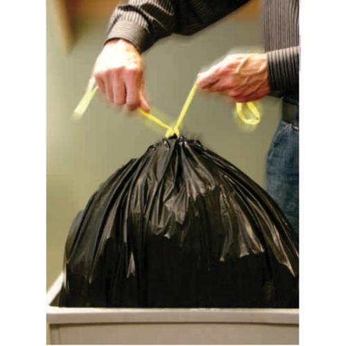 Drawtape Can Liner 1.4-MIL 37X45 44-GAL Black