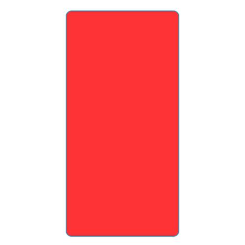 Blank Lbl Paper 1.25X2.5 Red Fluorescent