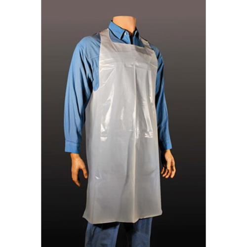 28X46 Apron White Heavy Plastic 1.75MIL 100/PK