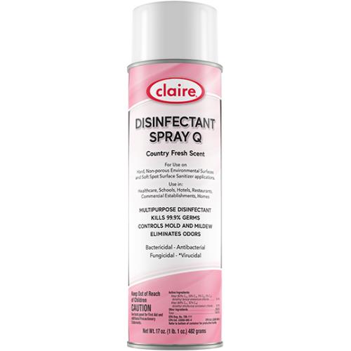 Claire Disinfectant Q County Fresh Scent 17-OZ Yellow