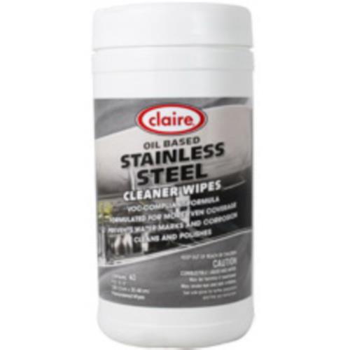 Stainless Steel Wipe Wet Wipes IN Canister 6/40CS