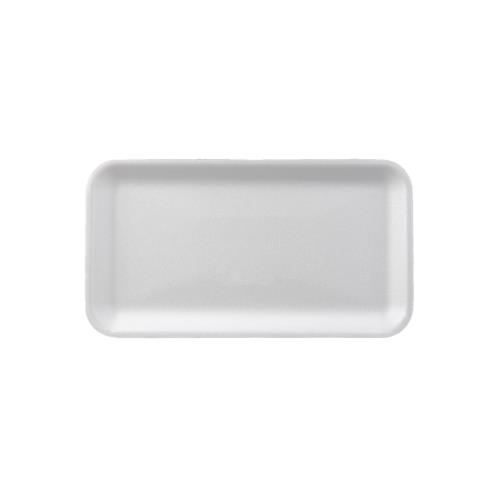 MEAT TRAY FOAM WHITE 10-3/8X5.75X.5