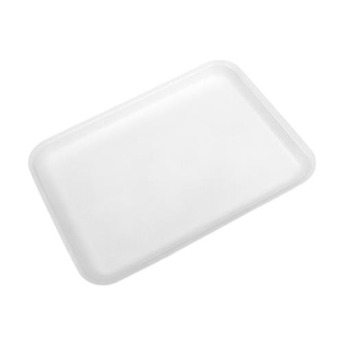 88120 20S MEAT TRAY FOAM WHITE 8-3/8X6-5/8X5/8