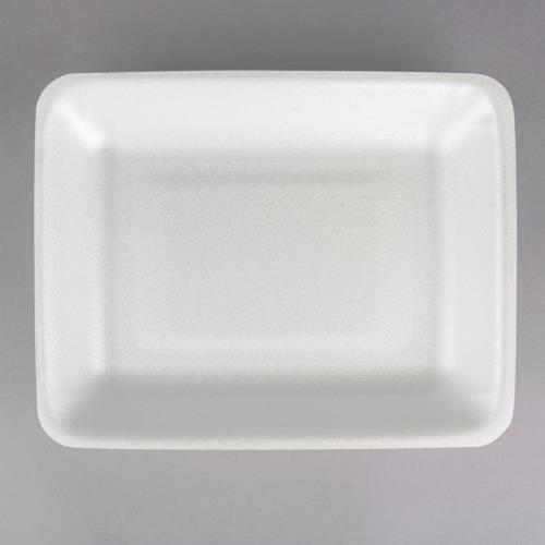 88176 4PR MEAT TRAY FOAM WHITE 8-3/8X6-5/8X1.25