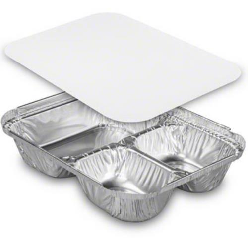 Pan 23-OZ 35-GA Aluminum Pan W/Board Lid