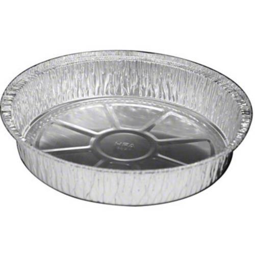 Container 10" Round Aluminum Silver