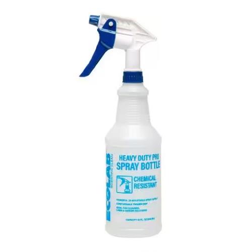 Liquid Bleach Spray Bottle PE 32OZ Clear