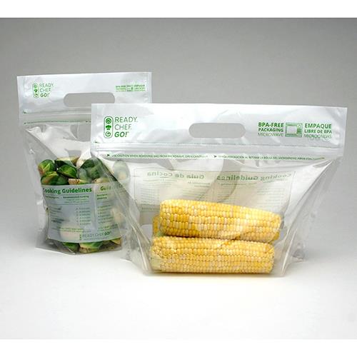 READY CHEF GO STEM POUCH P/P 7.5X11+4 CLR