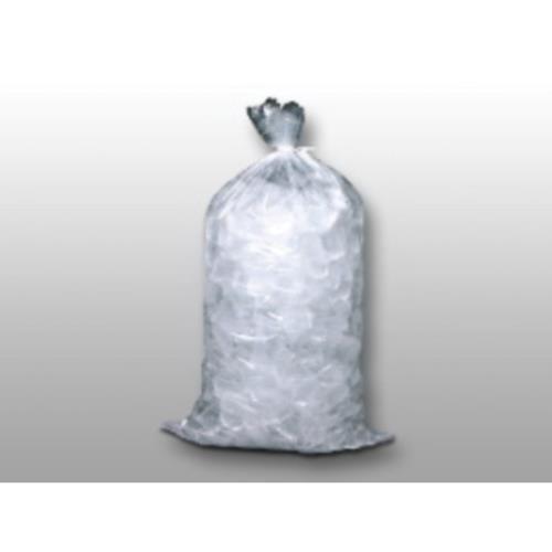 13.5X28 Clear Ice Bag 1.75-MIL 20LB Metalocene