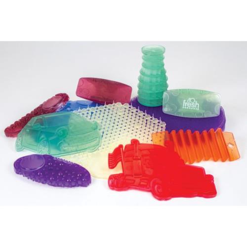 Urinal Screen W/Para Block 3-OZ Cherry