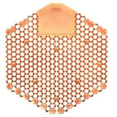 Wave 3D 7 " x 6.5 " x 0.66" Clear Urinal Screen