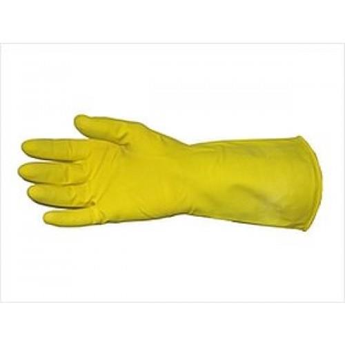 Latex 16-MIL 12IN Gloves Yellow Size Medium