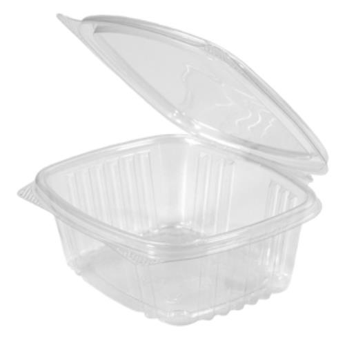 12-OZ Hinged Deli Container Cl Apet Plas 200/CS