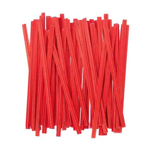 Red Paper Twist Tie 2000/BX