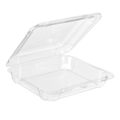 SURE CHOICE HINGED SMOOTH CLAMSHELL PET CLEAR