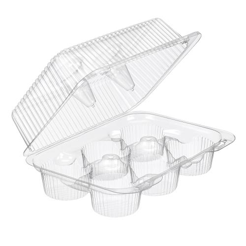 CUPCAKE HINGED CONTR PET 9.62X6.75X3.7