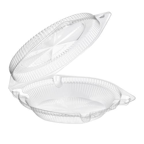 Hinged Pie Cont PETE 10.75X2-5/8 Clear