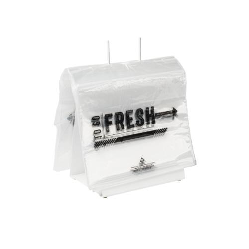ZIPLOC TO GO DELI BAG PE 10X8 CLEAR