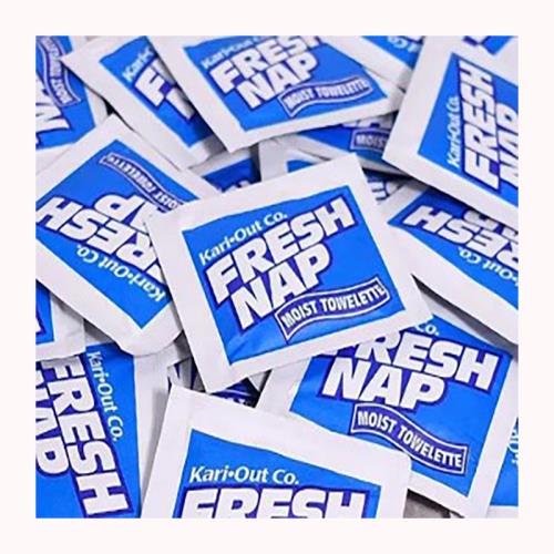 Moist Towel Lemon Scent 5X8 Blue-Paper