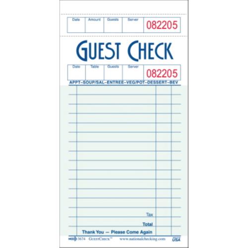 Guestcheck Board 1-Part 19-Line Green