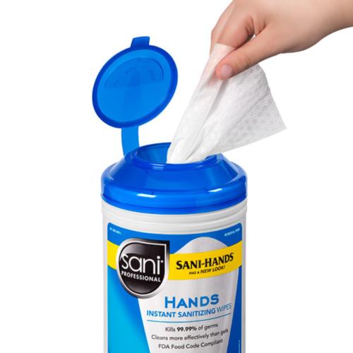 Sani-Pro Sani-Hands Hand Wipe 69.5% Alcohol 300-CT