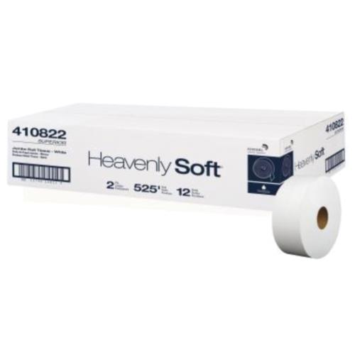525'" x 3.2" H 2-ply White Pure Cellulose Superior Jumbo Roll Tissue
