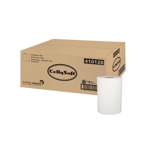 Cellysoft Hardwound Twl 1-Ply 10X550 White