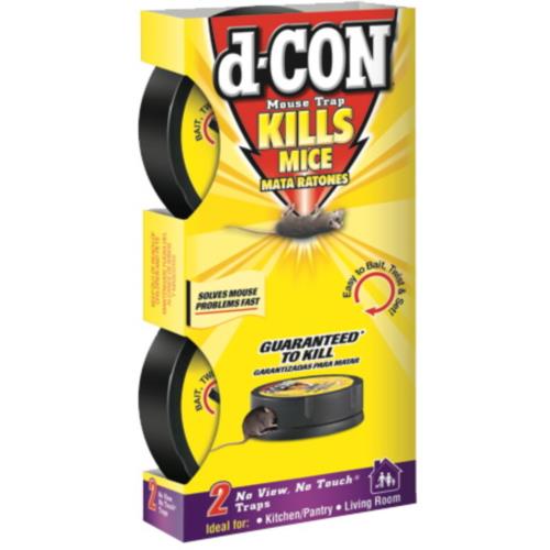 D-Con No View No Touch Slim Pack Mouse Trap