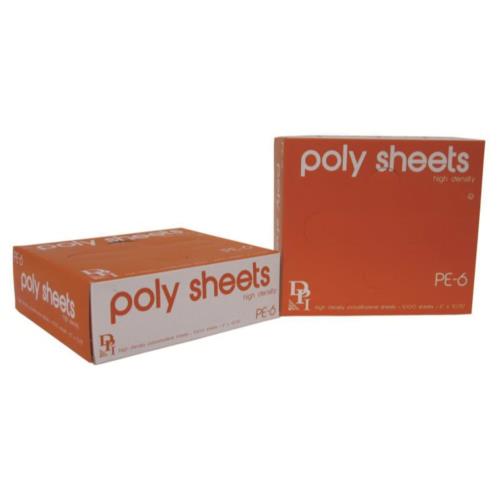 POLY SHEET 8X10.75 WHITE