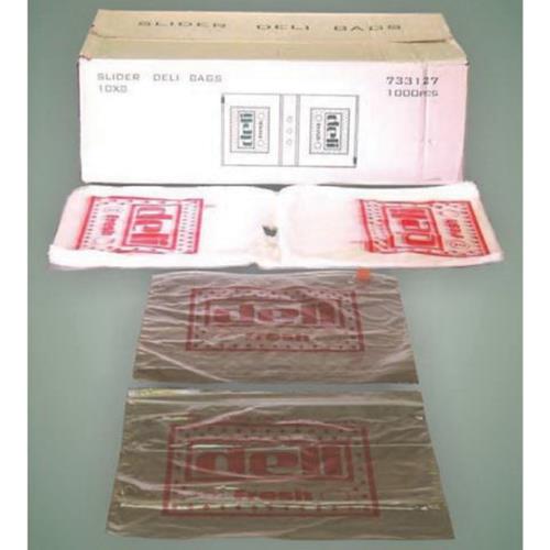 Flip Top Deli Bag HDPE 8.5X8 Clear