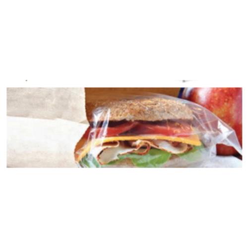 SADDLE PACK SANDWICH BG P/E 6.5X7 CLEAR