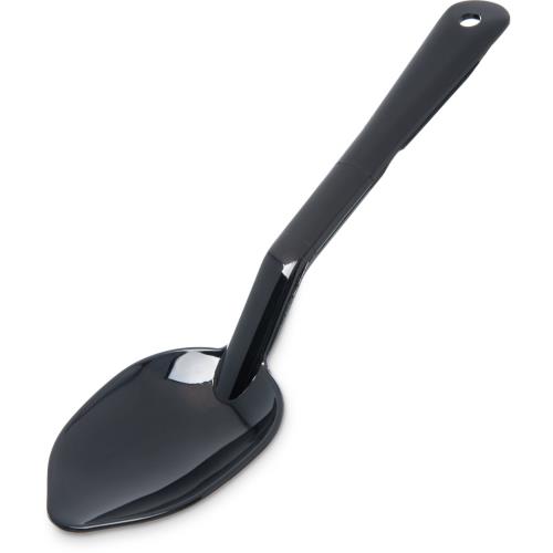 SOLID SERVING SPOON 11" BLACK POLYCARBONATE
