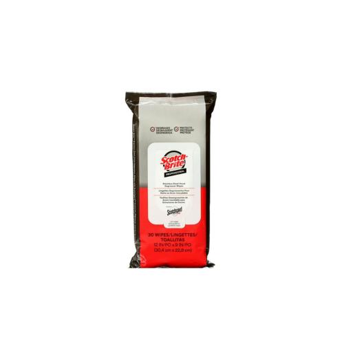 Scotch-Brite S/S Hood Degreaser Wipes 12X9 White