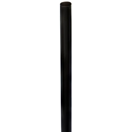 7.75" Black Straw Unwrapped