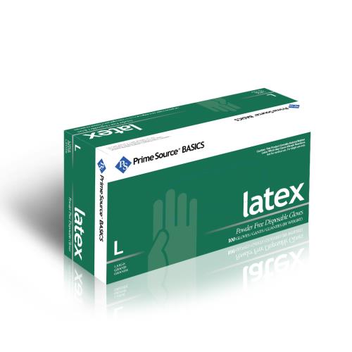 P/S Basics Latex Glove P/F Large White