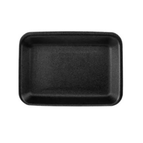 MEAT TRAY PS 8.25X5.75X1 BLACK