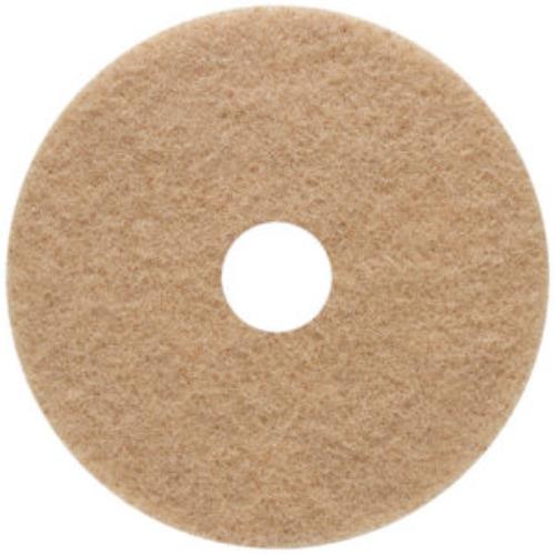 PETE 20" Brown Clean & Shine Floor Pad