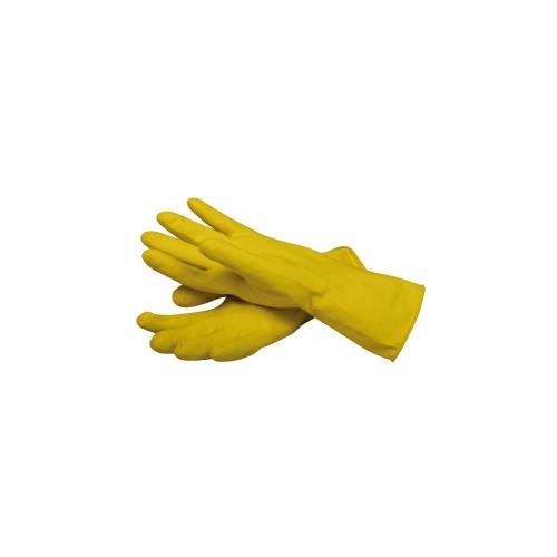 Prime Source® Latex Flocked Glove, Yellow, X-Large, 1/CS/144