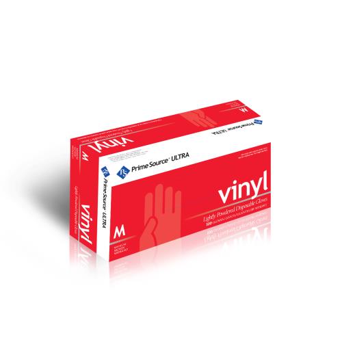 Medium Vinyl Glove P/S Lightly Powdered 10/100/CS